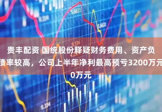 贵丰配资 国统股份释疑财务费用、资产负债率较高，公司上半年净利最高预亏3200万元